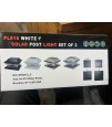 Solar Post Cap 2pk Bright White Outdoor Waterproof Solar Lights. 2400 Packs. EXW Los Angeles